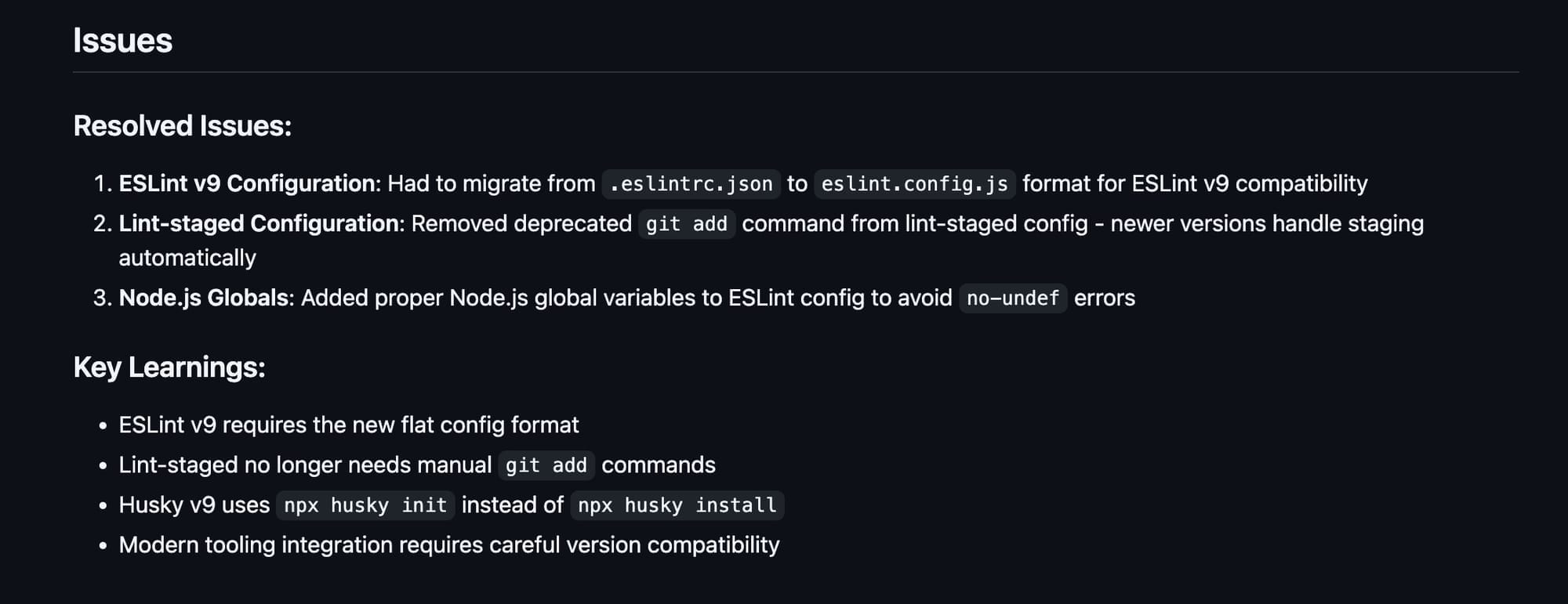 task wrap up output